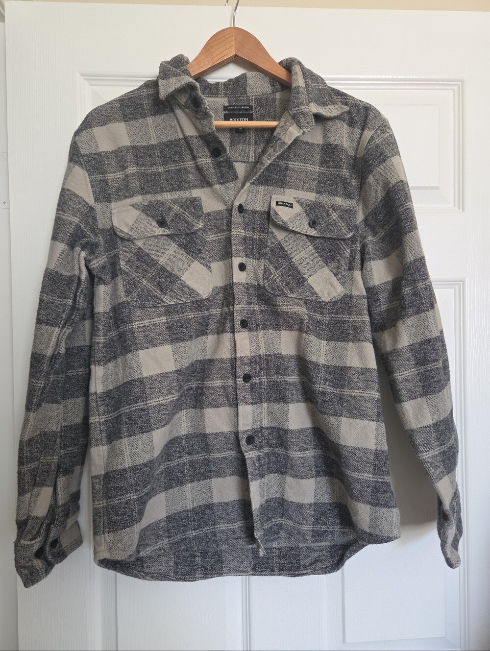 Brixton Flannel Bowery Standard Fit Beach Carshow Shacket Soft